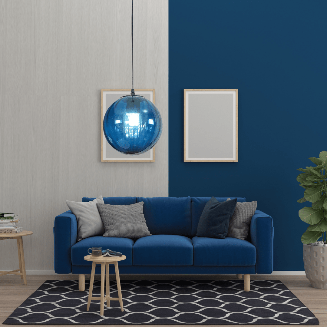 Coloured Glass Ball Pendant Light — E14 Ceiling Fitting 4
