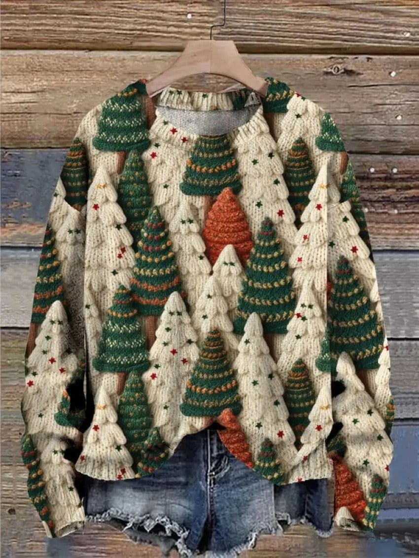 Women's Festive Christmas Knit Sweater — Soft Holiday Jumper 2