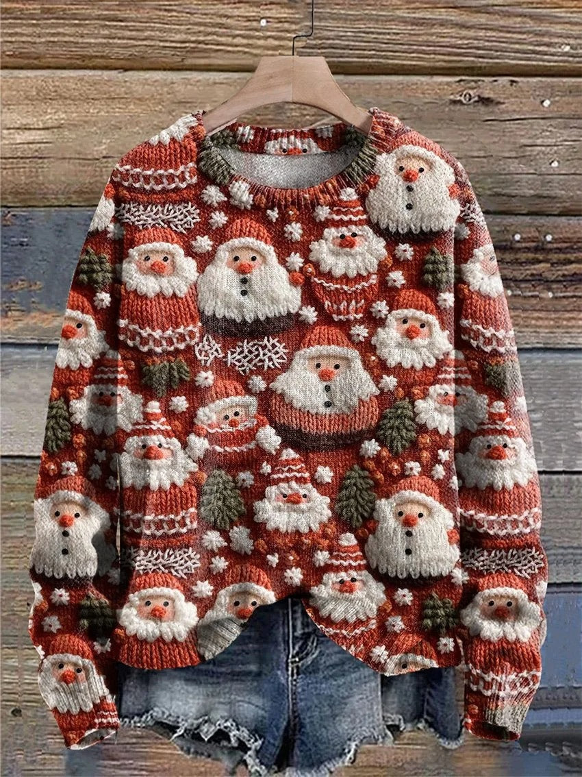 Women's Festive Christmas Knit Sweater — Soft Holiday Jumper 3