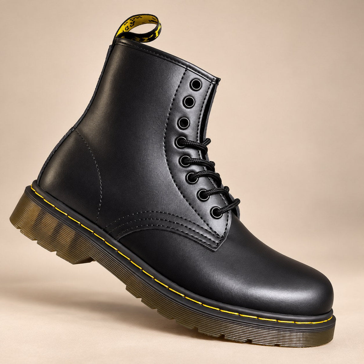 Martin Boots Unisex Genuine Leather Lace-Up — 6 Colours 4