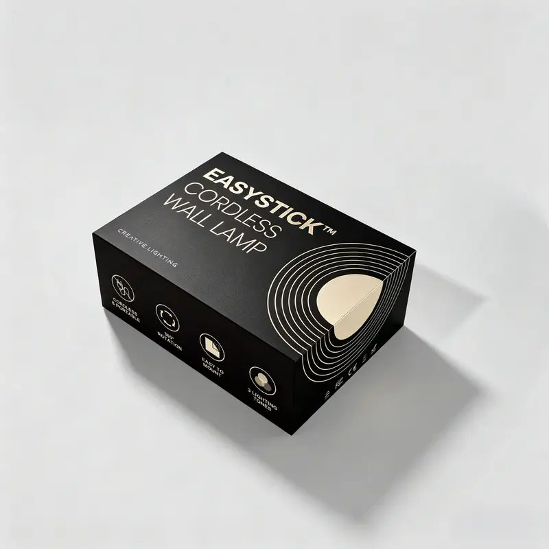 EasyStick Cordless Wall Lamp — 360° Adjustable & Dimmable 17