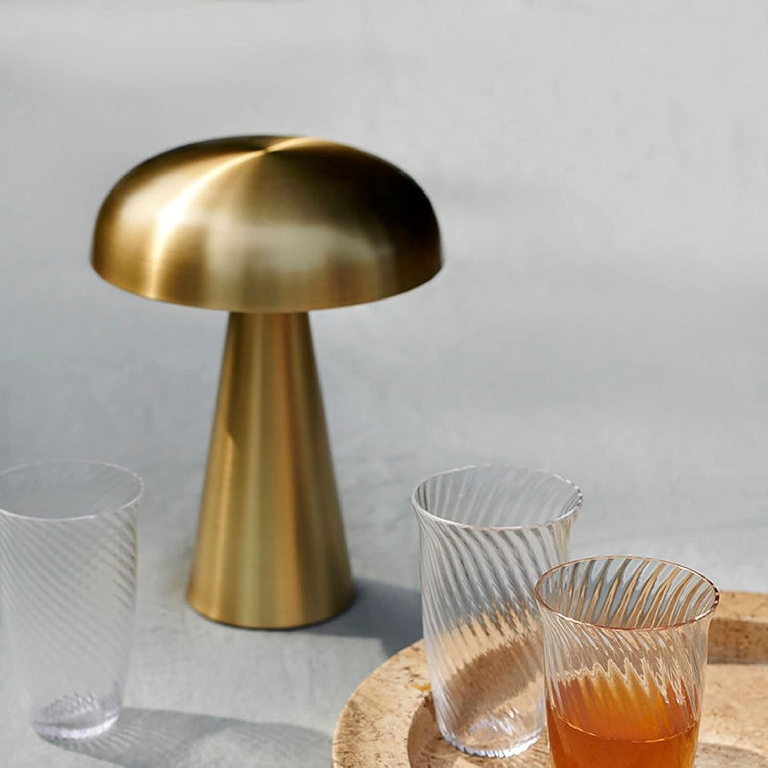 Lumo Mushroom Table Lamp — Rechargeable Wireless Ambient Light 4