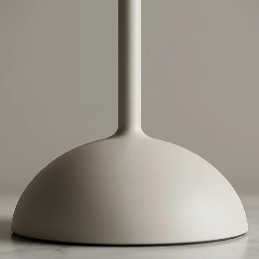 OcraLux | Terracotta Pleated Shade Table Lamp with Slim Metal Base