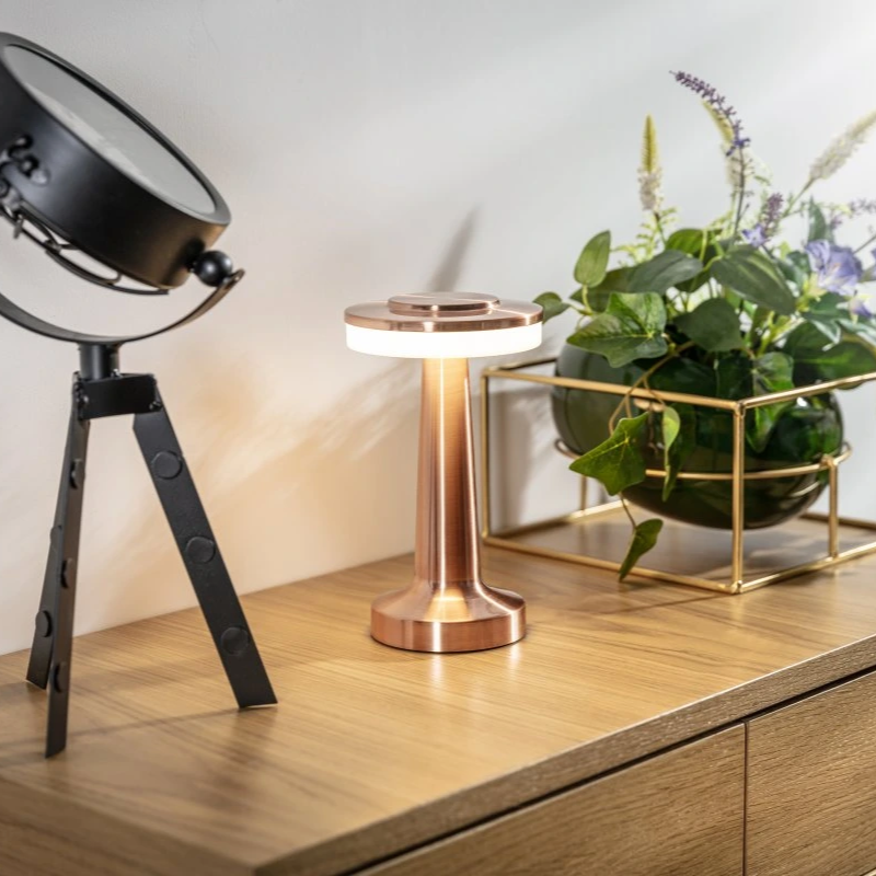 Portable Dimmable Retro Table Lamp — Cordless LED USB-C 16
