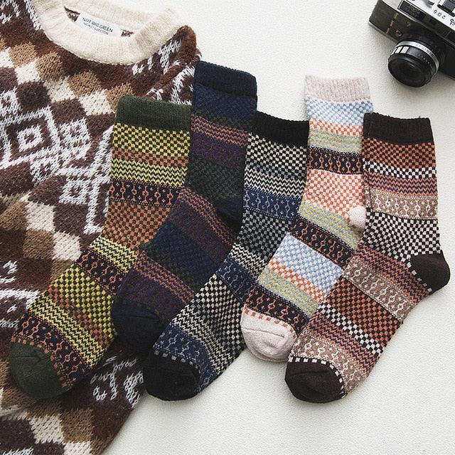 Nordic Winter Socks — Scandinavian Wool Blend, 5 Pairs 9