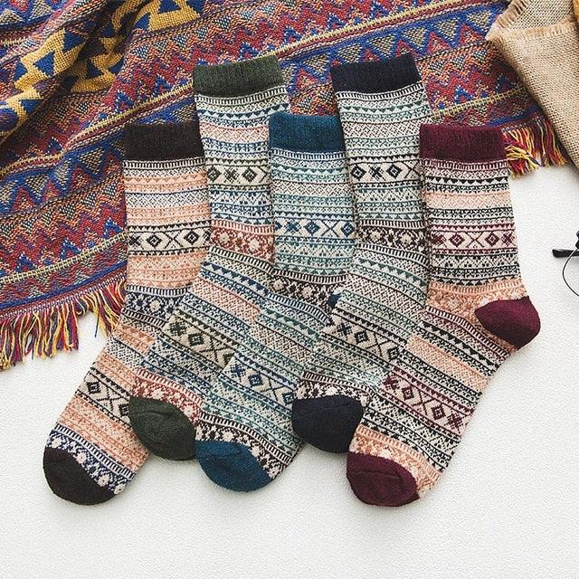 Nordic Winter Socks — Scandinavian Wool Blend, 5 Pairs 12