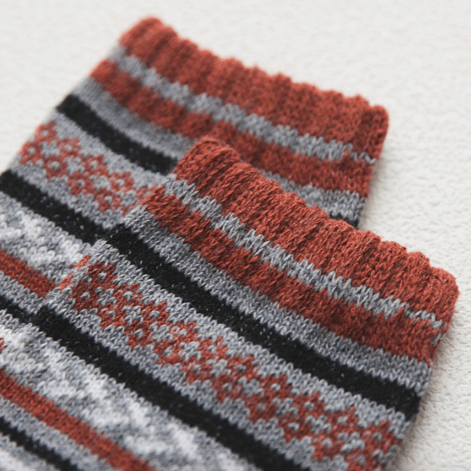 Nordic Winter Socks — Scandinavian Wool Blend, 5 Pairs 4