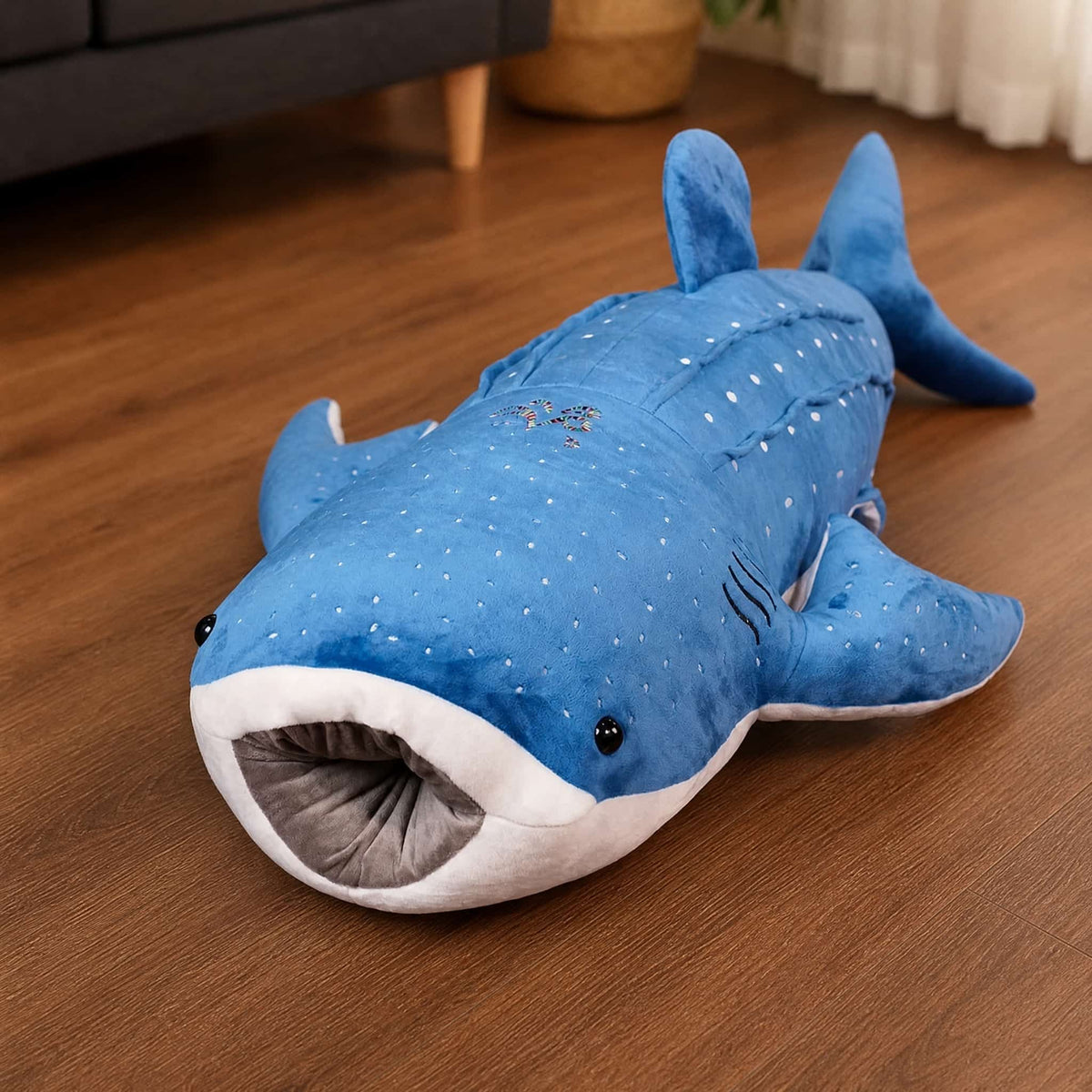 Whale Shark Plush Toy 50 cm — Soft Stuffed Cuddle Cushion 1