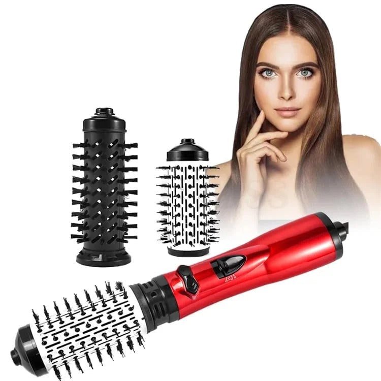 Rotating Hair Dryer Brush — 2 Interchangeable Heads & 360° Spin 12