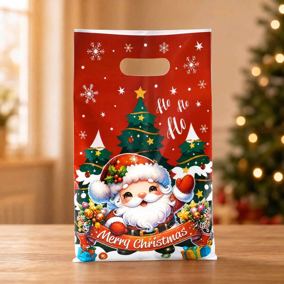Christmas Gift Bags with Die-Cut Handle — Set of 10, 25 or 50 11