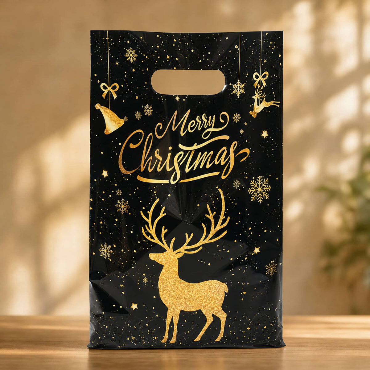 Christmas Gift Bags with Die-Cut Handle — Set of 10, 25 or 50 13