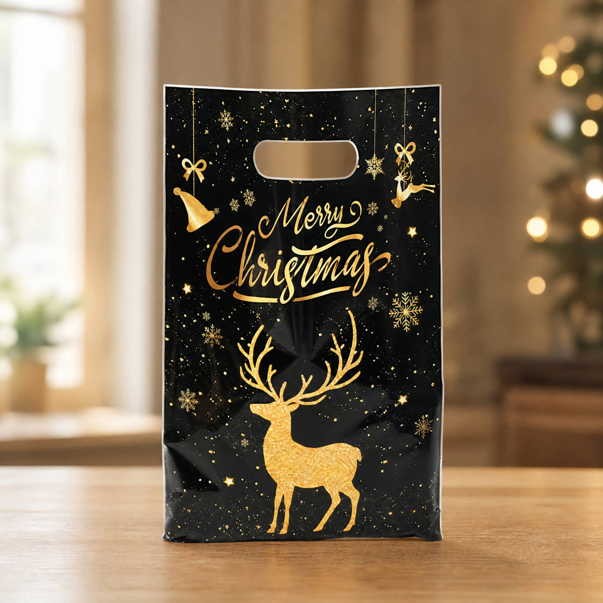 Christmas Gift Bags with Die-Cut Handle — Set of 10, 25 or 50 14