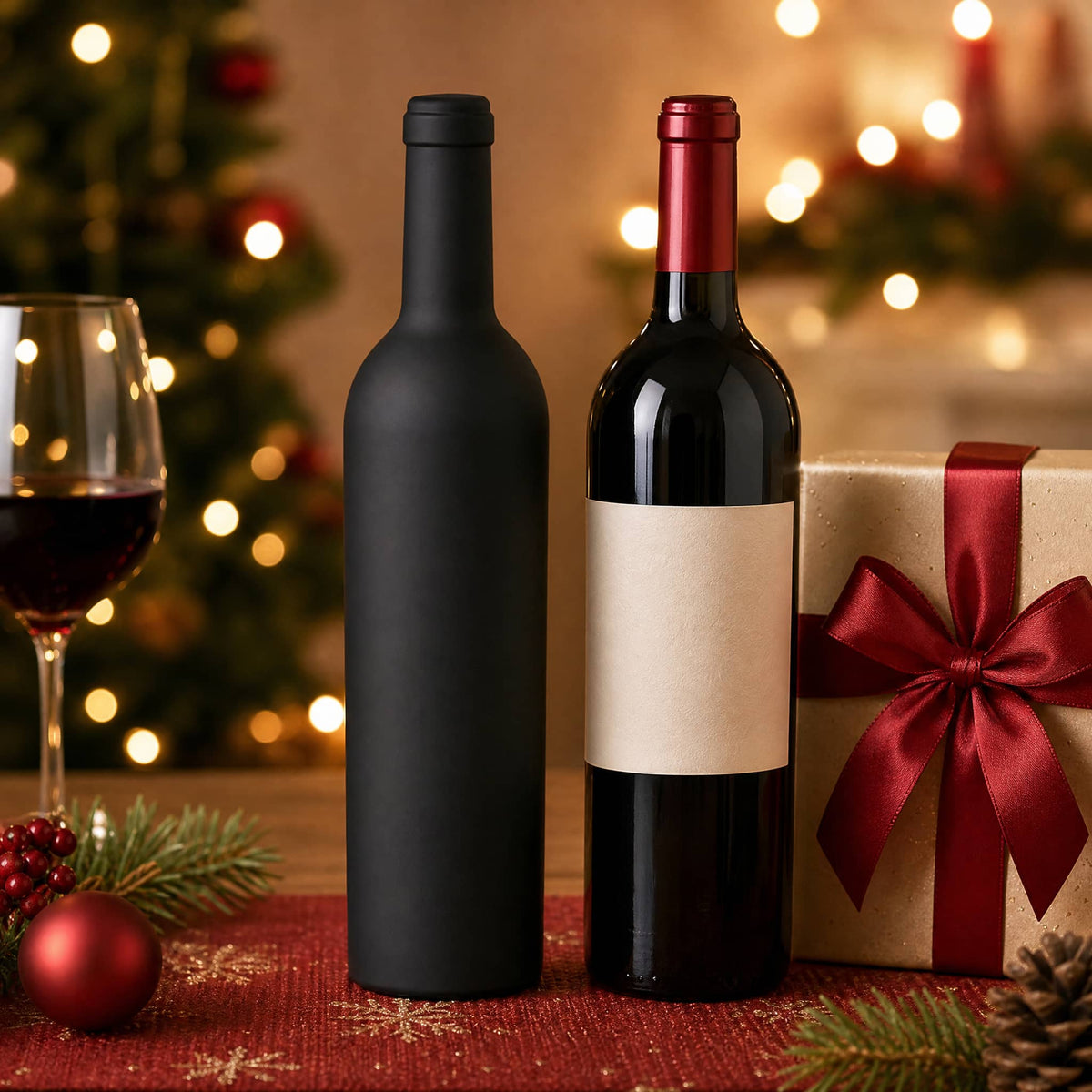 Wine Accessory Gift Set in Bottle-Shaped Case — 3 or 5 Pieces 5