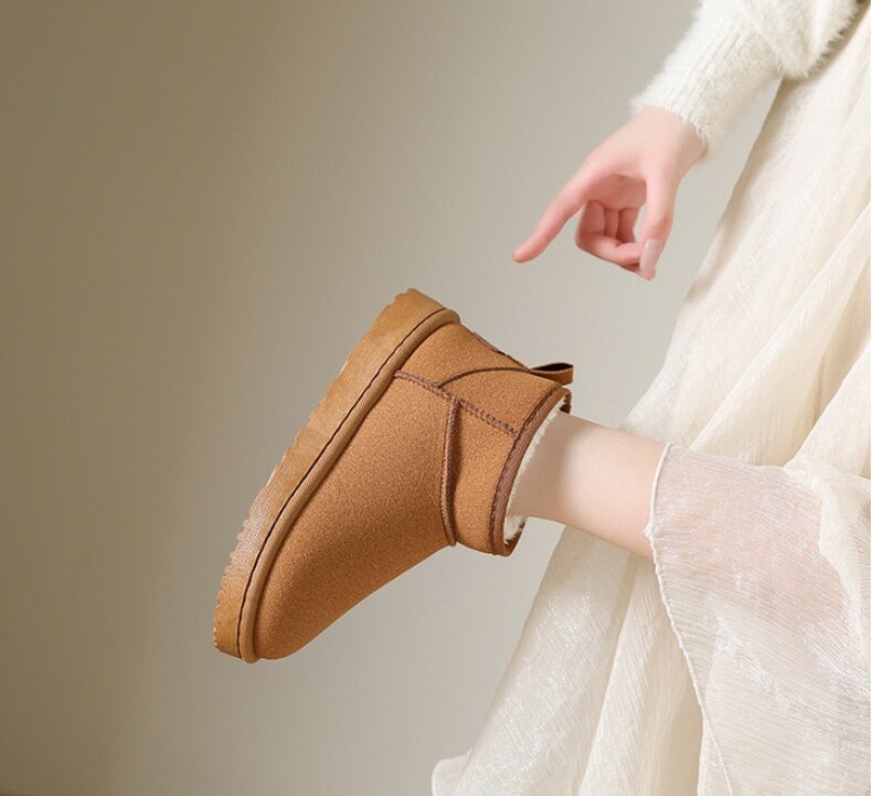 Ankle Boots Women — Fur-Lined Winter Boot with Side Zip 10