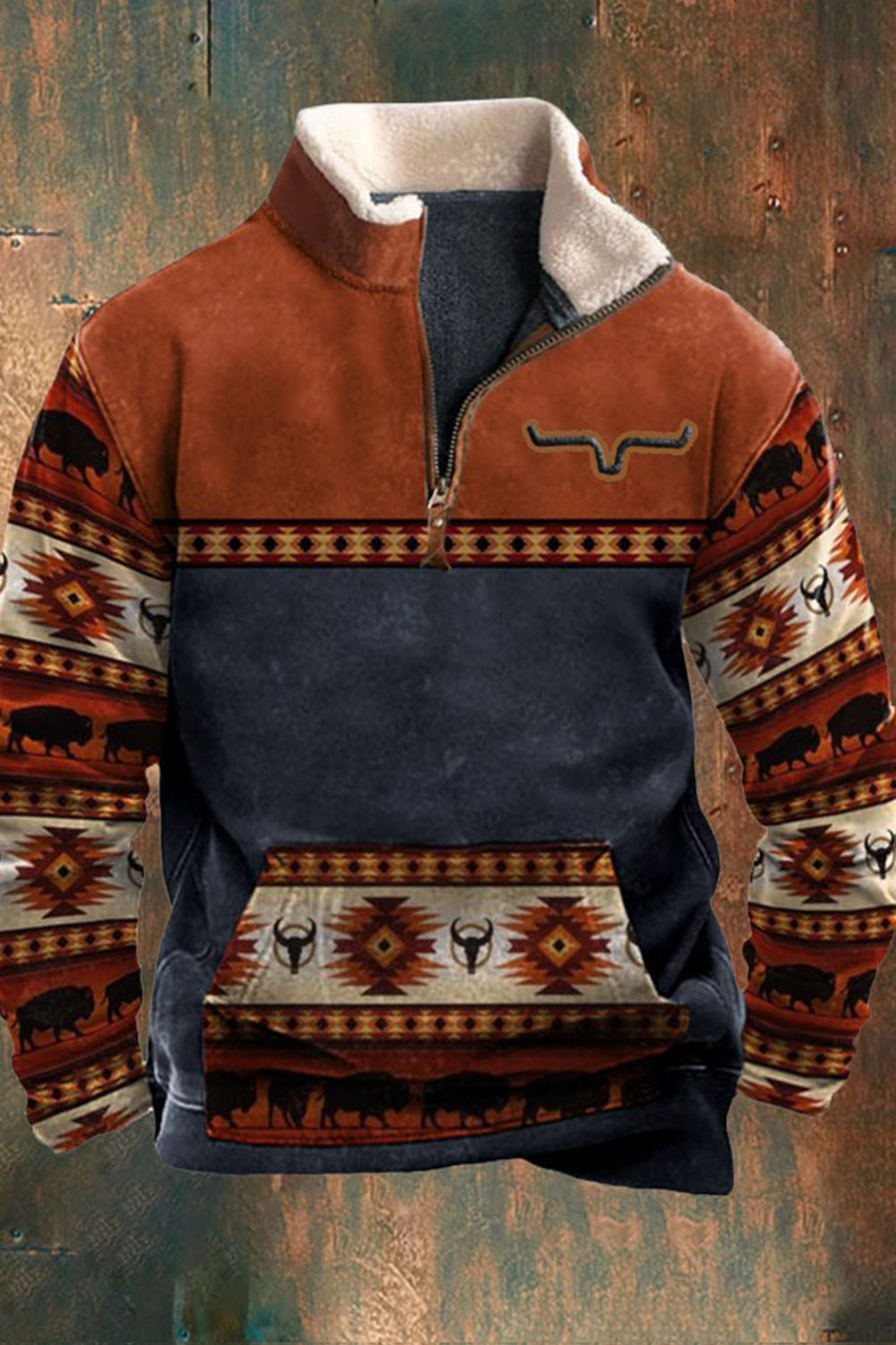 Men's Warm Knit Pullover — Relaxed Fit Casual Jumper 7