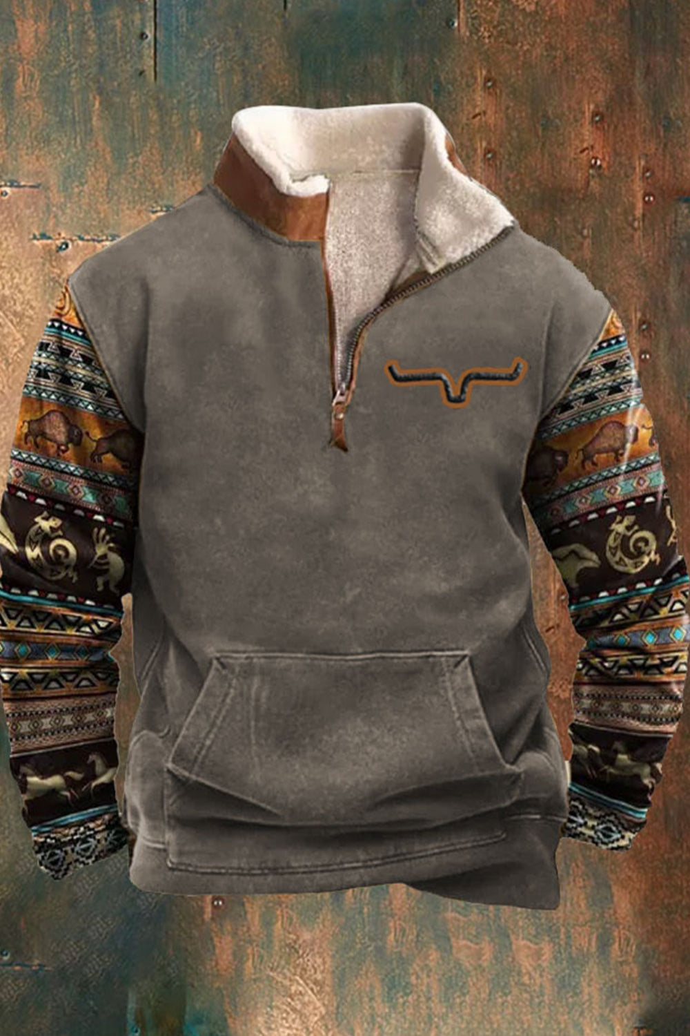 Men's Warm Knit Pullover — Relaxed Fit Casual Jumper 3