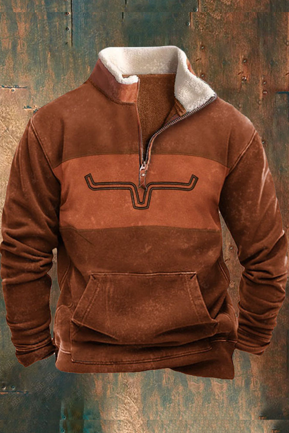 Men's Warm Knit Pullover Jumper — Relaxed Fit, 8 Colours 5