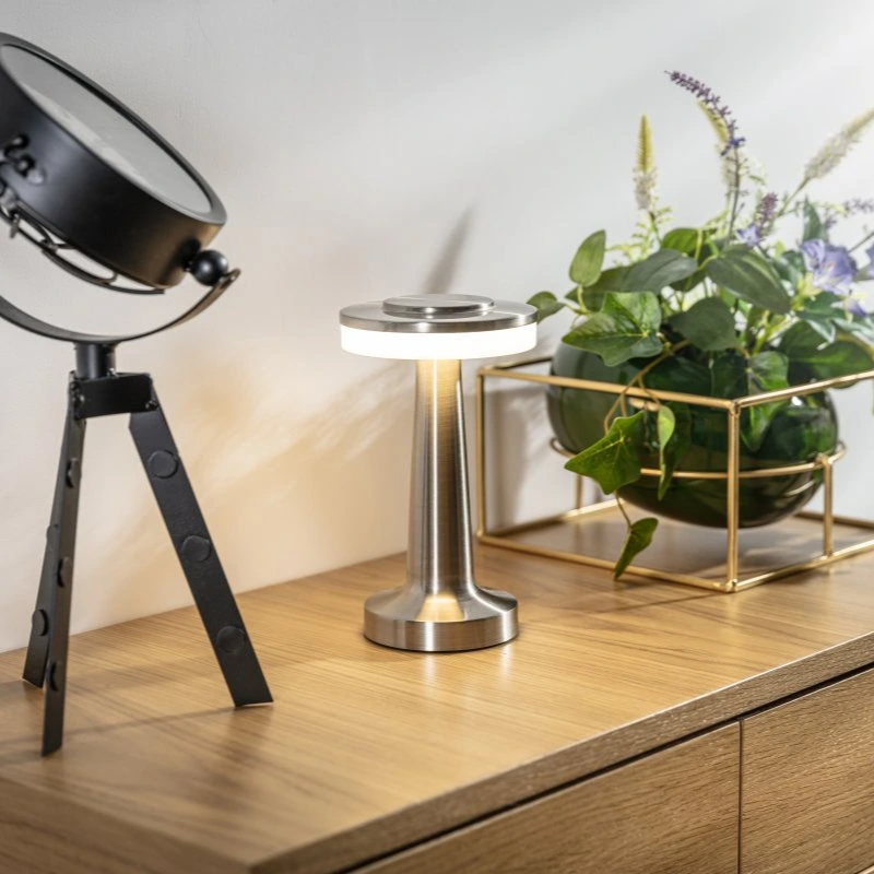 Portable Dimmable Retro Table Lamp — Cordless LED USB-C 8